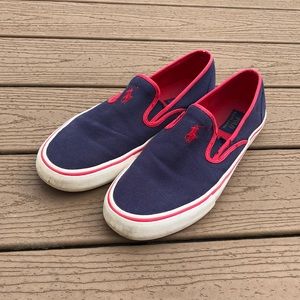 Polo Ralph Lauren slip on sneakers